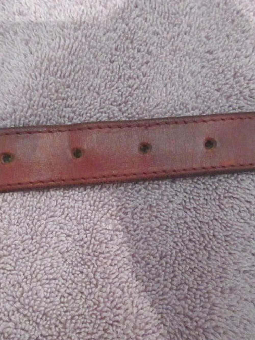 Fossil Leather Woven Tapestry Belt Size L Rainbow Piecework Boho Hippie Western